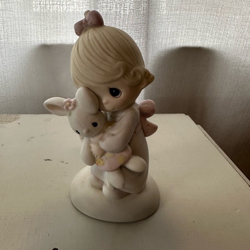 Adorable Figurine with Bunny
